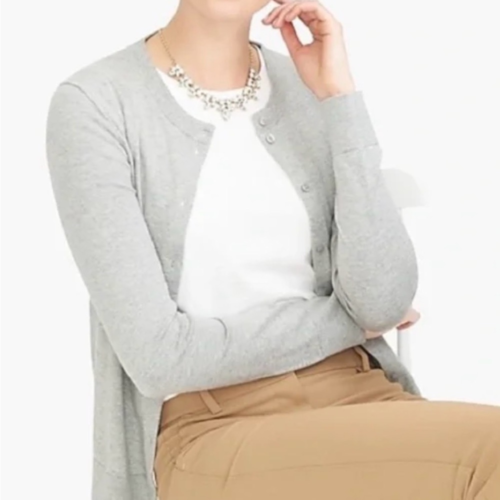 J. Crew Light Gray Women's Cardigan